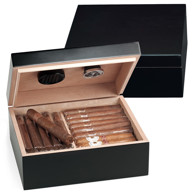 Humidor Crni Za 40 Cigara Egoist Sve Za Tompuse